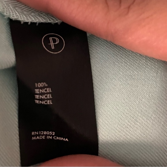 Mint Green Side Snap Wide Leg Pants - Picture 6 of 14